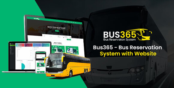 Bus365 v6.3 Nulled – 带有网站 PHP 脚本的公交预订系统-大贝源码