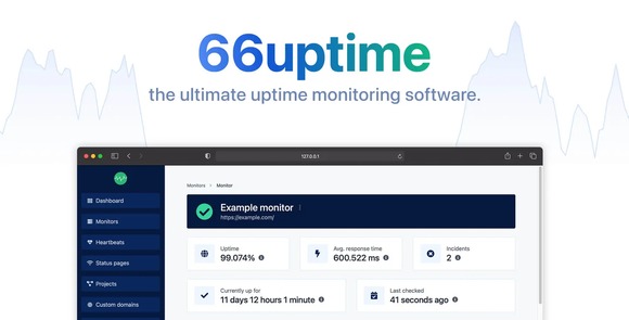 66Uptime v45.0.0 Nulled – 正常运行时间和 Cronjob 监控工具 PHP 源码-大贝源码