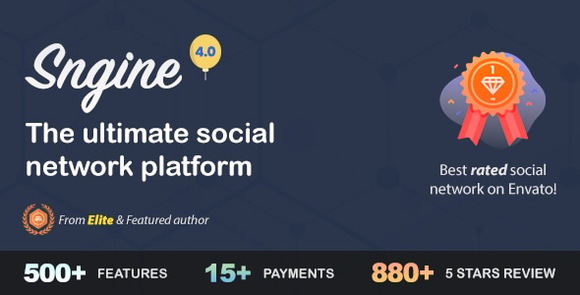 Sngine v4.0.6 Nulled – 终极 PHP 社交网络平台系统源码-大贝源码